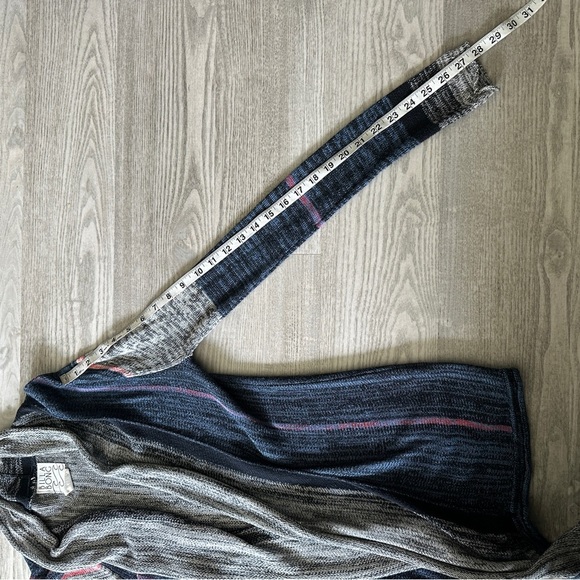 Billa Bong Multicolor Open-Front Cotton Blend Sweater Small - Picture 11 of 11